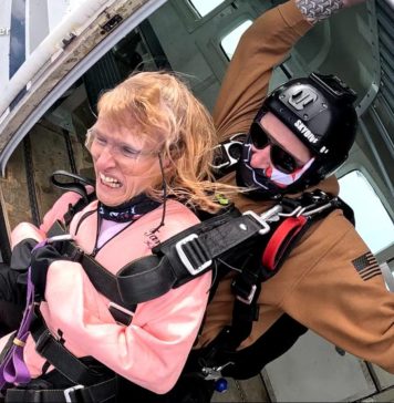 WATCH: Quadriplegic mom attempts skydiving record
