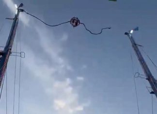 WATCH: Video shows moment ‘slingshot’ ride snaps, causing multiple injuries