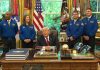 WATCH: Trump hosts Artemis II crew at White House after historic lunar flyby mission