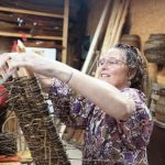She invited her friends to come together to make her casket