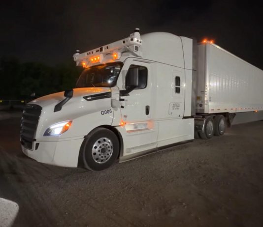 WATCH: Driverless freight truck makes history
