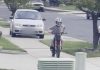 WATCH: Woman arrested after driving on sidewalk toward child riding bike, police say