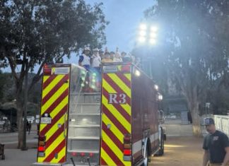 WATCH: California fire crews save Little League game from power outage
