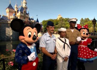 WATCH: Celebrating Fleet Week at Disneyland