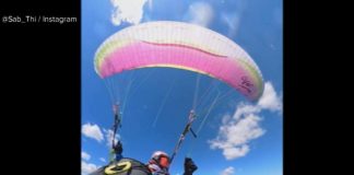 WATCH: Paraglider’s canopy struck by plane over Austrian Alps