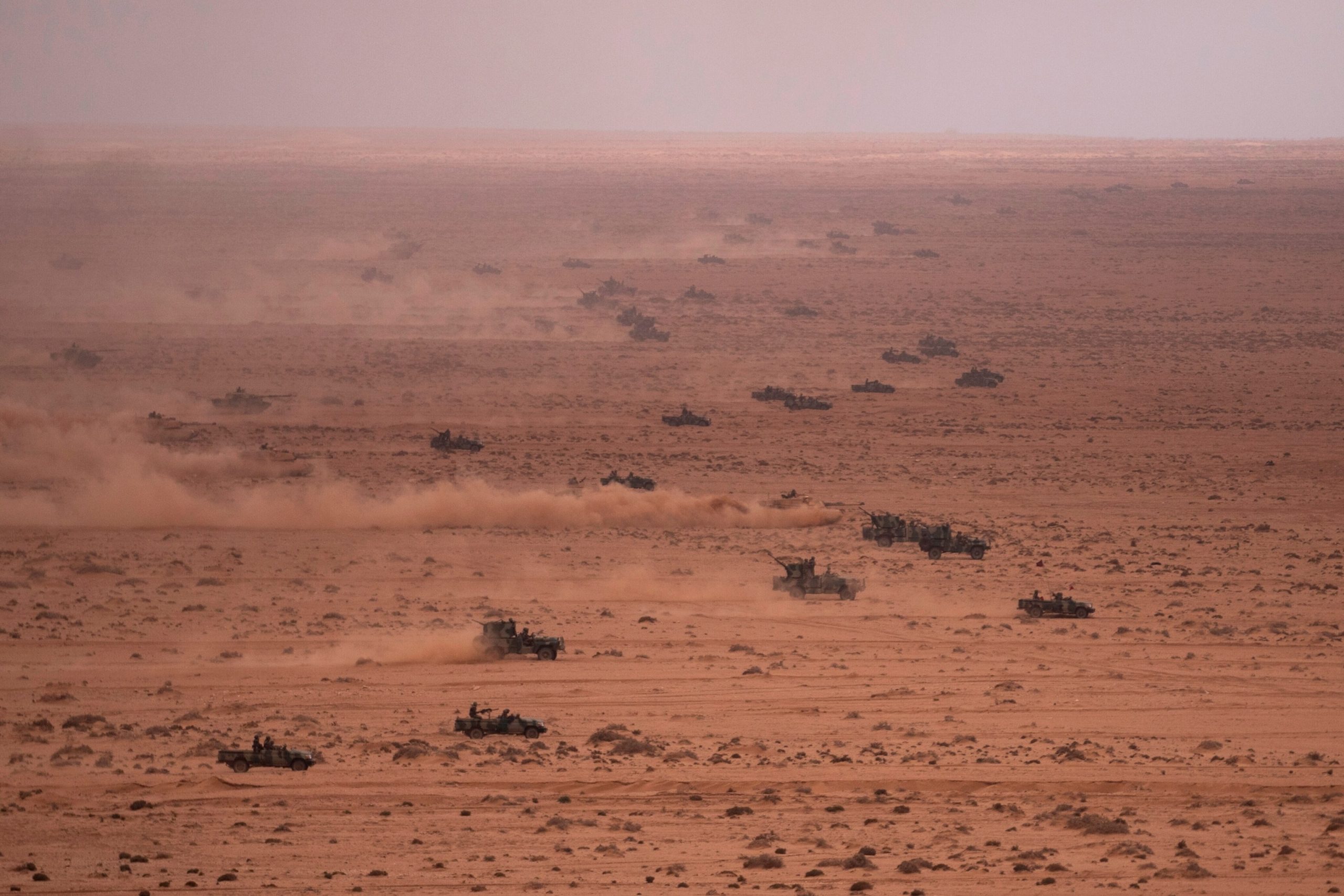 FILE - U.S and Moroccan military forces take part in the 20th edition of the African Lion military exercise in Tan-Tan, south of Agadir, Morocco, Friday, May 31, 2024.