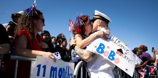 ‘I’d wait forever, but 334 days is crazy.’ USS Ford finally comes home