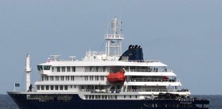 About 40 passengers previously left ship hit by Hantavirus at island of St. Helena
