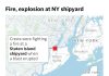 1 person died, 36 injured after blast at New York City shipyard, officials say