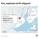 1 person died, 36 injured after blast at New York City shipyard, officials say
