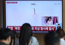 North Korea launches ballistic missiles over the sea in latest show of force