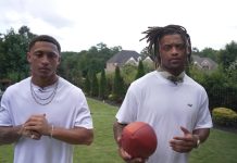WATCH: Brothers play on same NFL team in same position