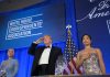 Trump returns to correspondents’ dinner 3 months after shooting