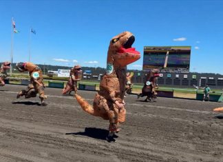 WATCH: T-Rex World Championship Races roar into Washington