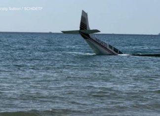 WATCH: Pilot survives after small plane crashes off the coast of Florida