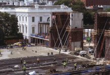 Supreme Court chief justice allows construction on White House ballroom to continue