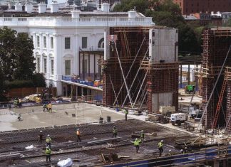 Supreme Court chief justice allows construction on White House ballroom to continue