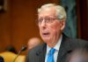 Sen. Mitch McConnell announces he has been discharged from rehab facility