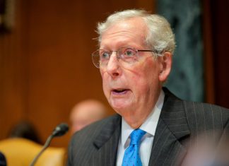 Sen. Mitch McConnell announces he has been discharged from rehab facility