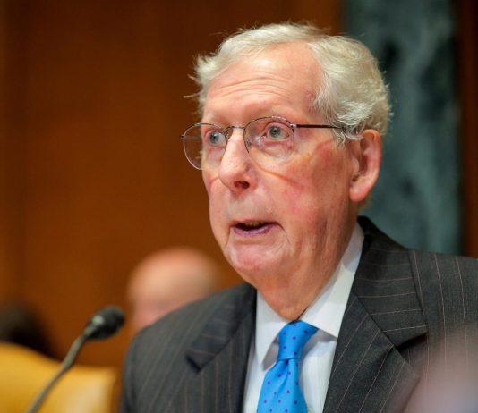 Sen. Mitch McConnell announces he has been discharged from rehab facility
