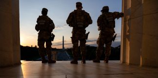 A year in, thousands of armed troops have quietly become a fixture of D.C. life
