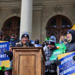 Striking hospital employees sound alarm over workplace violence