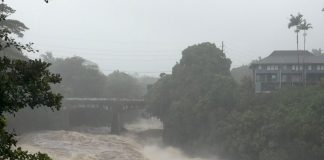 Lala is again a tropical storm, sending drenching rain and winds across Hawaii