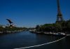 High divers take the plunge in the Seine in a new test of Paris’ reclaimed river