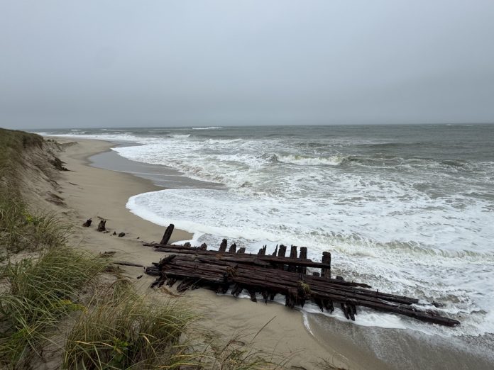 A tip from a Nantucket resident led to the discovery of ship remains that may trace back to 1884.