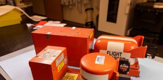 A pilot of the Amazon cargo plane in Miami crash warned it was coming in too fast This photo provided by the NTSB on Tuesday, Sept. 8, 2026, shows the flight data recorder from from the Amazon cargo jet that barreled off a runway at Miami International Airport.