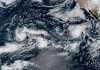 The Pacific is churning with hurricanes. The Atlantic is quiet. Blame El Niño This satellite image from the National Oceanic and Atmospheric Administration shows three storms in the Pacific Ocean on Thursday, Sept. 24, 2026. Tropical Storm Nolo, left, is south of Hawaii. Hurricane Polo, right, is off the coast of Mexico. Hurricane Odalys is in the middle.