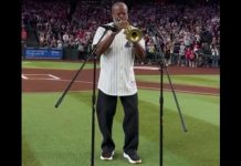 WATCH: David Muir shares moment quick-thinking trumpeter saves anthem performance 260921 wn ender west hpmain 16x9 1600