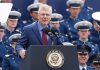 U.S. acknowledges for the first time that it has deployed weapons in space Secretary of the Air Force Troy Meink speaks during the United States Air Force Academy Graduation Ceremony at Falcon Stadium, Thursday, May 28, 2026, at the United States Air Force Academy in Colorado Springs, Colo.