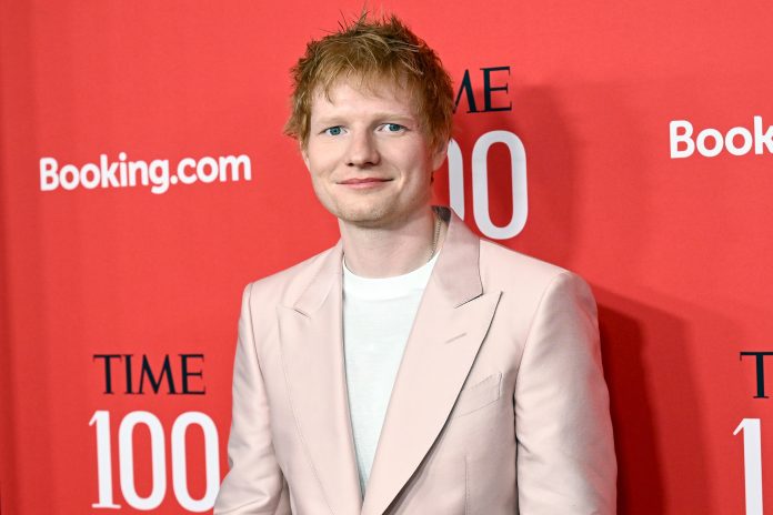 FILE - Ed Sheeran attends the Time100 Gala, in New York on April 24, 2025.