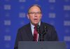 Wisconsin congressman survives emergency plane landing, swims to safety Rep. Tom Tiffany, R-Wis., speaks at the Wisconsin Air National Guard facility at Milwaukee Mitchell International Airport, July 8, 2026, in Milwaukee.