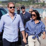 King Charles III clarifies status of Prince Harry and his wife, Meghan FILE - Prince Harry, and Meghan, the Duke and Duchess of Sussex, arrive for an event, during a visit to Bondi Beach, Australia, April 17, 2026.