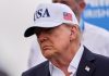 Trump warns against slowing down AI but he is not against some guardrails U.S. President Donald Trump attends the Irish Open golf tournament at Trump International Golf Links in Doonbeg, Ireland, Sunday, Sept. 13, 2026.