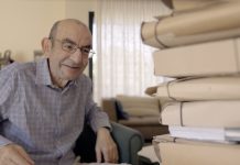 The secret quest to preserve Palestinian writer Raja Shehadeh’s diaries Raja Shehadeh looks at folders from his archive in 2026.