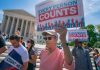 Trump officials propose sweeping changes to the census that would reshape voting maps Demonstrators holding signs saying "EVERY PERSON COUNTS" rally outside the Supreme Court in 2019 in Washington, D.C., as the justices hear arguments over the first Trump administration