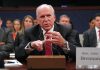 Ex-CIA chief issued subpoena in Trump ‘grand conspiracy’ investigation, lawyer says FILE - Former CIA Director John Brennan testifies on Capitol Hill in Washington, May 23, 2017, before the House Intelligence Committee Russia Investigation Task Force.