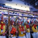 After Trump promised to pay $5,000 if Republicans win, here’s what to expect Thursday Attendees wear letters that spell out TRUMP on the first day of the 2026 Republican National Convention on Sept. 9, 2026 in Dallas, Texas.