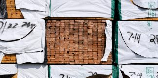 What to know about Canada’s escalating trade war with the U.S. Canadian lumber products are shown at Gutherie Lumber Tuesday, Aug. 25, 2026, in Livonia, Mich.